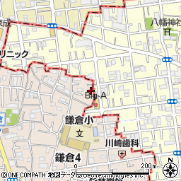 東京都葛飾区鎌倉4丁目22-14周辺の地図