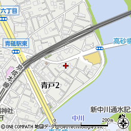 東京都葛飾区青戸2丁目16周辺の地図