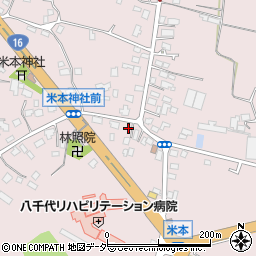 千葉県八千代市米本2028周辺の地図