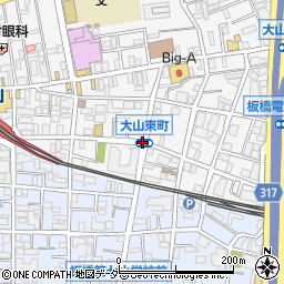 東京都板橋区大山東町周辺の地図