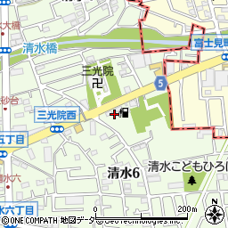 株式会社泰正社　カートピア東大和Ｓ．Ｓ．周辺の地図
