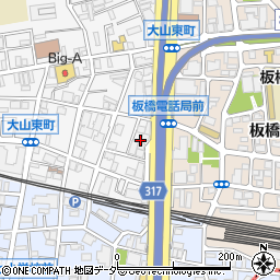 東京都板橋区大山東町3周辺の地図