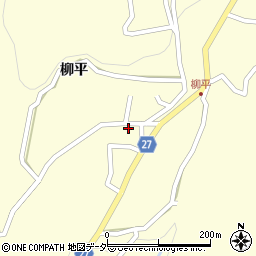 山梨県韮崎市穂坂町柳平459周辺の地図