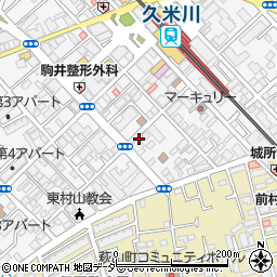 久米川教会周辺の地図