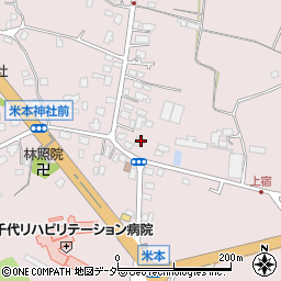 千葉県八千代市米本2584周辺の地図