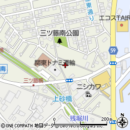 東京都武蔵村山市三ツ藤1丁目96周辺の地図