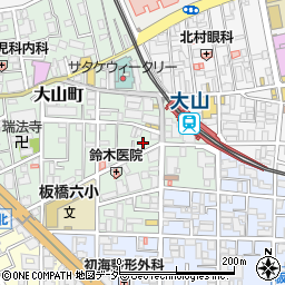 東京都板橋区大山町8周辺の地図