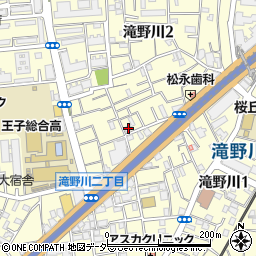 東京都北区滝野川2丁目17-5周辺の地図