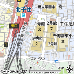 東京都足立区千住旭町5周辺の地図