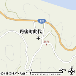 京都府京丹後市丹後町此代1288周辺の地図