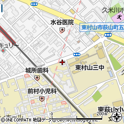 株式会社アミックス　久米川営業所周辺の地図