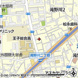東京都北区滝野川2丁目28周辺の地図