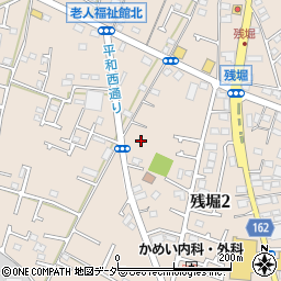 東京都武蔵村山市残堀2丁目40周辺の地図