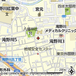 東京都北区滝野川3丁目45周辺の地図