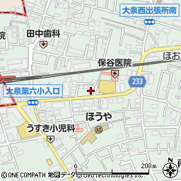 産経新聞　練馬区保谷大泉学園ＳＣ周辺の地図