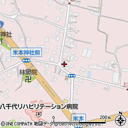 千葉県八千代市米本2583周辺の地図