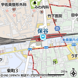 ゆうちょ銀行西武池袋線保谷駅出張所 ＡＴＭ周辺の地図