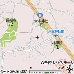 千葉県八千代市米本1657周辺の地図