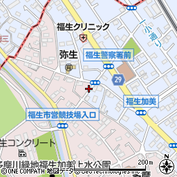 東京都福生市福生1723-11周辺の地図