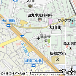 東京都板橋区大山町21周辺の地図