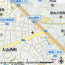 東京都板橋区大山西町51周辺の地図