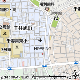 東京都足立区千住旭町20周辺の地図