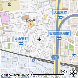 東京都板橋区大山東町5周辺の地図