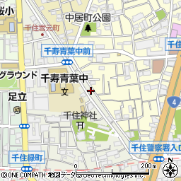 東京都足立区千住宮元町26周辺の地図