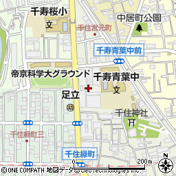 東京都足立区千住宮元町28周辺の地図