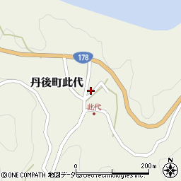 京都府京丹後市丹後町此代1293周辺の地図