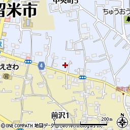 三沢かご店周辺の地図