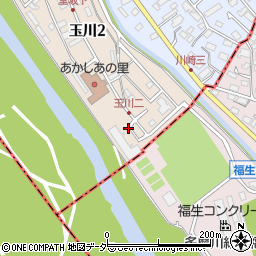 玉川南公園周辺の地図