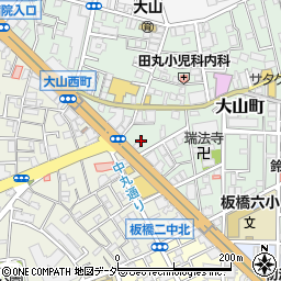 東京都板橋区大山町23周辺の地図