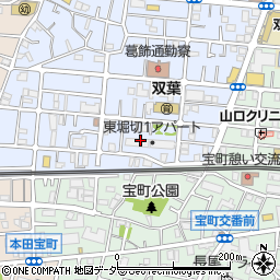 東京都葛飾区東堀切1丁目14周辺の地図