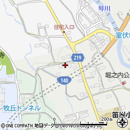 山梨県山梨市牧丘町窪平1341-1周辺の地図