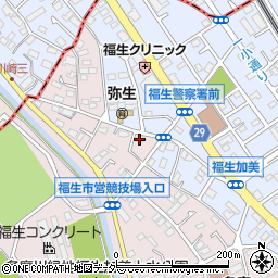 東京都福生市福生1722周辺の地図