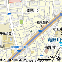 東京都北区滝野川2丁目17-2周辺の地図