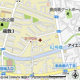 東京都東大和市蔵敷3丁目801周辺の地図