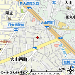 東京都板橋区大山西町50周辺の地図