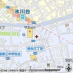 コーポ桜台Ａ周辺の地図