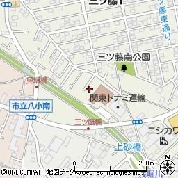東京都武蔵村山市三ツ藤1丁目100-4周辺の地図