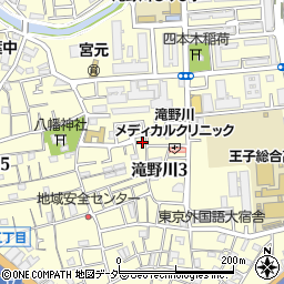 東京都北区滝野川3丁目42-12周辺の地図