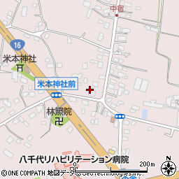 千葉県八千代市米本2038周辺の地図