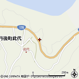京都府京丹後市丹後町此代1244-2周辺の地図