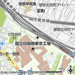 Ｇｌａｎｚ西ヶ原周辺の地図