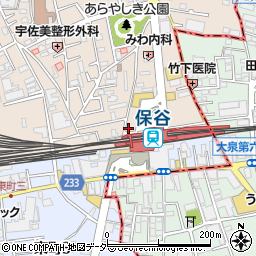 三菱銀行保谷支店保谷駅前出張所周辺の地図