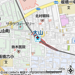 東京都板橋区周辺の地図