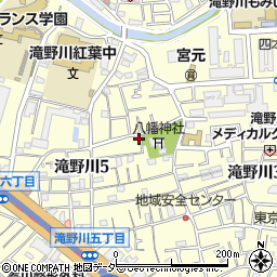 東京都北区滝野川5丁目28-6周辺の地図