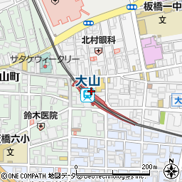 東京都板橋区大山東町20周辺の地図