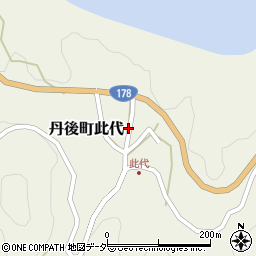 京都府京丹後市丹後町此代1296-1周辺の地図